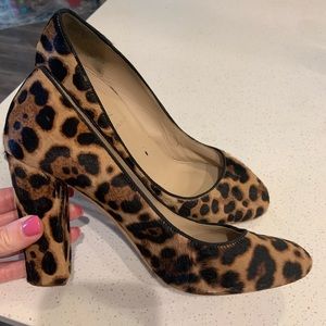J Crew Leopard Heels